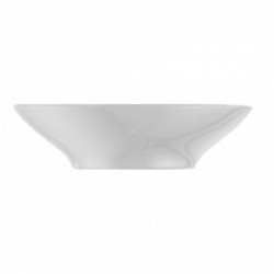Waschbecken Keramik - TASSONI BOWL Aufsatzwaschtisch für das Bad, Oval, Weiß