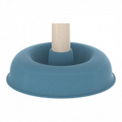 Saugglocke, Pömpel in Blau mit Holzgriff, Ø 140 mm