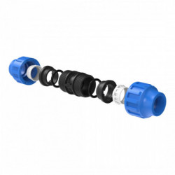 Verbindungsstück, 32 mm, Klemmfitting für HDPE