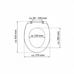 WC Sitz WC5 - Granit