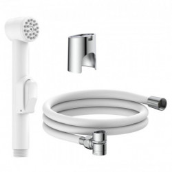 Waschbecken Handbrause, Bidet Handbrause, mit Wandhalterung und Brauseschlauch, Weiß