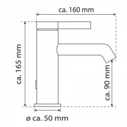 Waschtischarmatur WT 11, Hellrosa