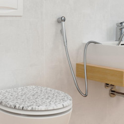 Waschbecken Handbrause, Bidet Handbrause, mit Wandhalterung und Brauseschlauch, Chrom