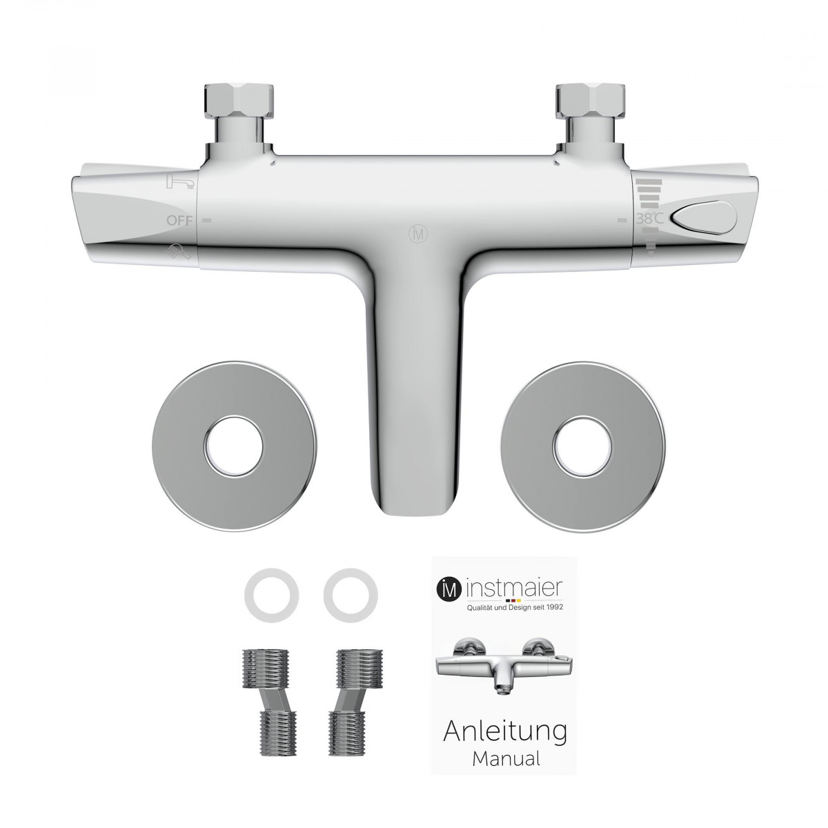 Wannenfüllthermostat T2, Chrom