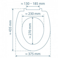 MDF WC-Sitz LIGHT WOOD, mit Absenkautomatik