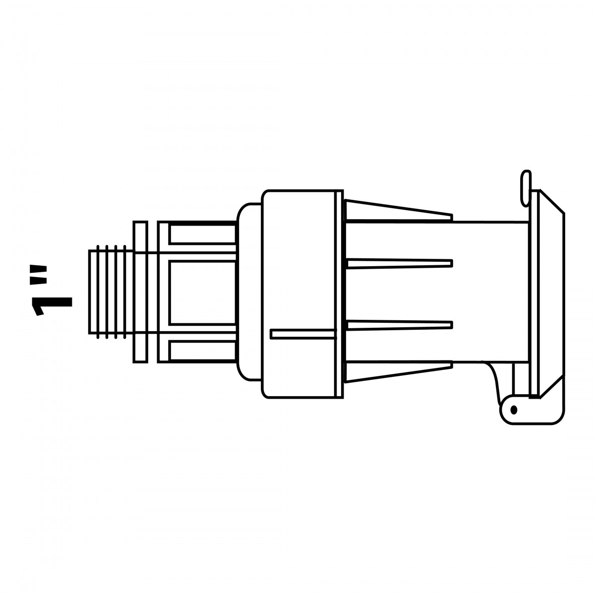 KIRCHHOFF Wassersteckdose - 1" AG