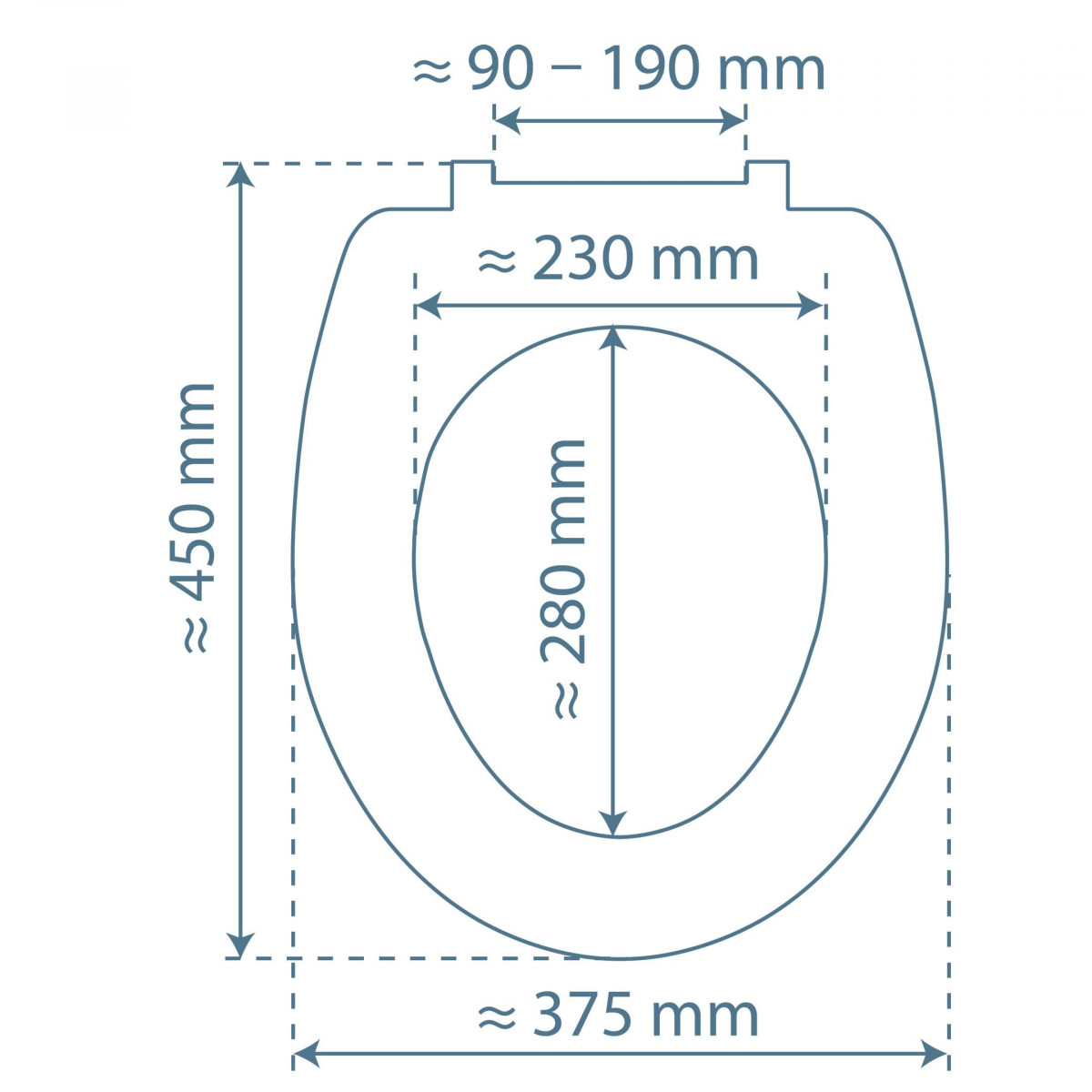 Duroplast WC-Sitz GREY, mit Absenkautomatik und Schnellverschluss