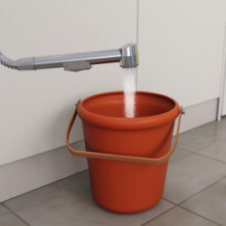 Waschbecken Handbrause, Bidet Handbrause, mit Wandhalterung und Brauseschlauch, Chrom