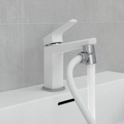 Waschbecken Handbrause, Bidet Handbrause, mit Wandhalterung und Brauseschlauch, Weiß