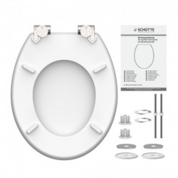 MDF High Gloss WC-Sitz POLAR LIGHTS, mit Absenkautomatik