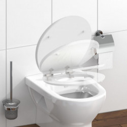 MDF High Gloss WC-Sitz BALANCE, mit Absenkautomatik