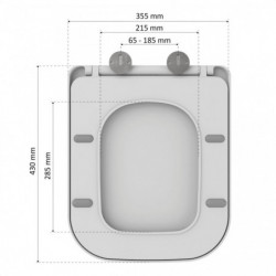 WC-Sitz WHITE TÜV geprüft in E-Form