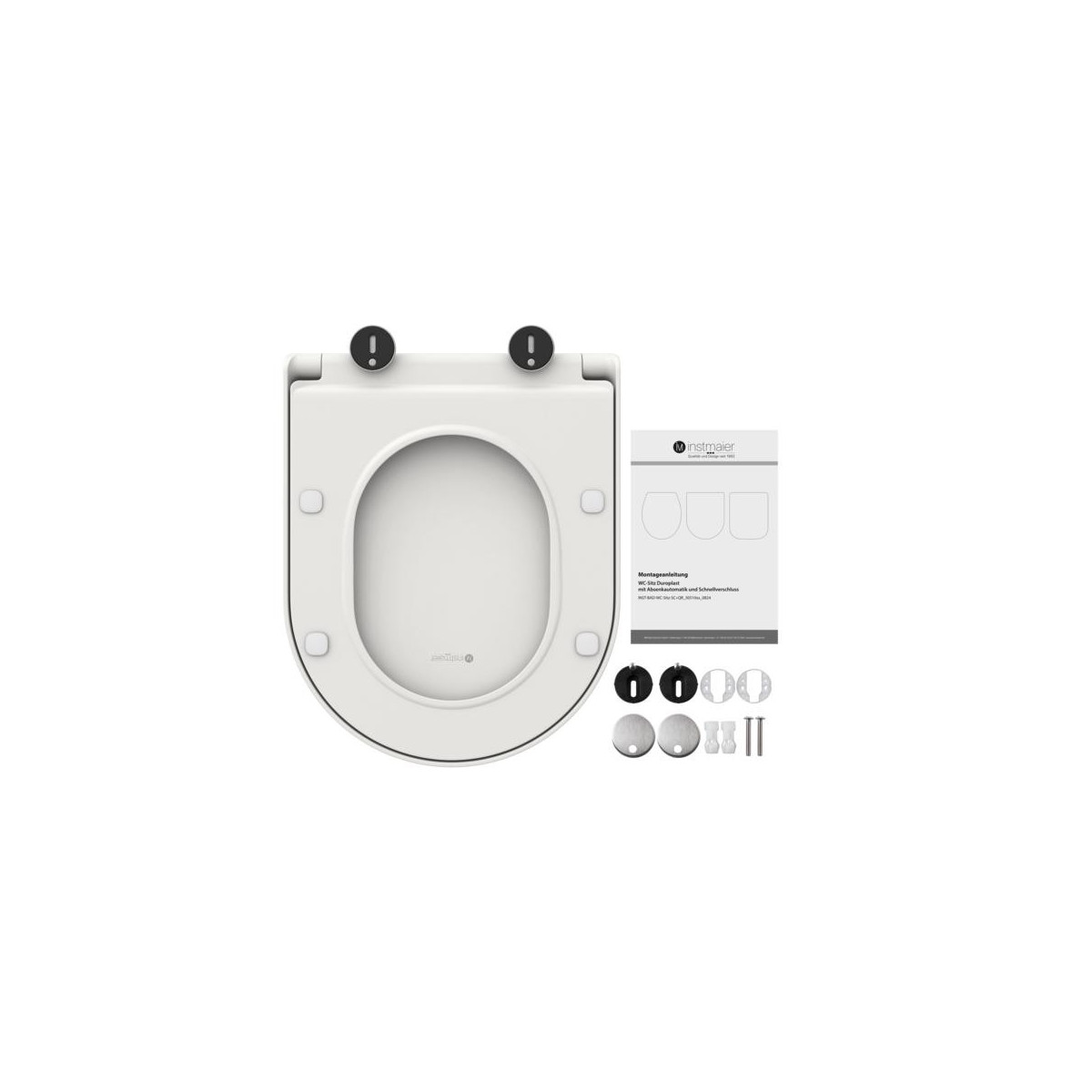 WC-Sitz WHITE TÜV geprüft in D-Form