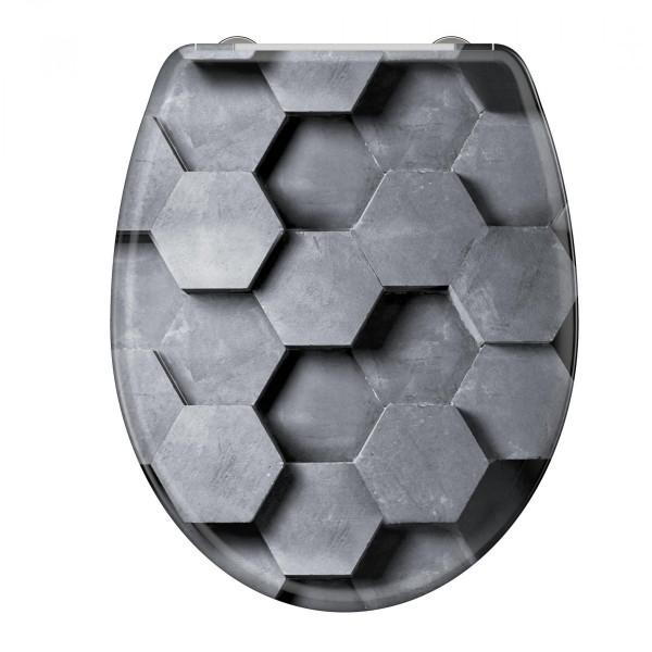 WC Sitz WC6 - Hexagon 3D WC Sitz WC6 - Hexagon 3D