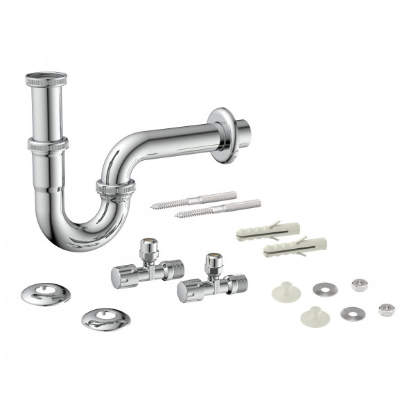 Röhrensiphon, Komplett-Set, Chrom Röhrensiphon, Komplett-Set, Chrom