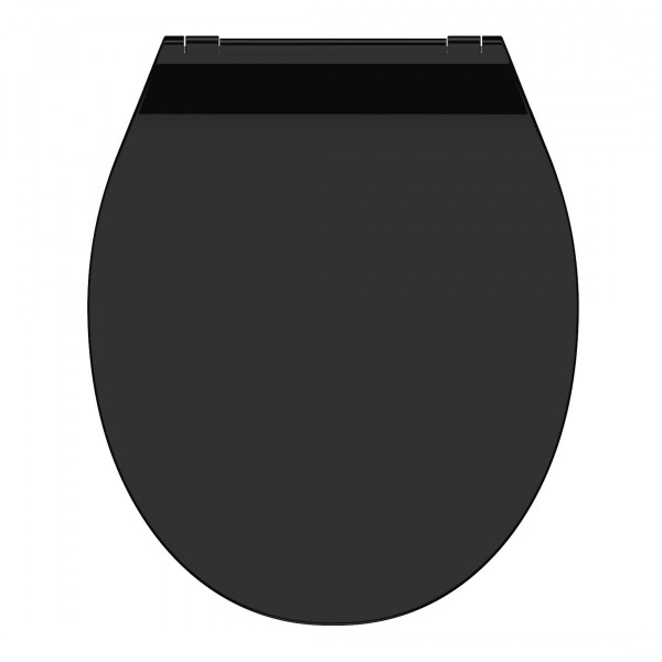 Duroplast WC-Sitz SLIM Black, mit Absenkautomatik und Schnellverschluss Duroplast WC-Sitz SLIM Black, mit Absenkautomatik und Schnellverschluss