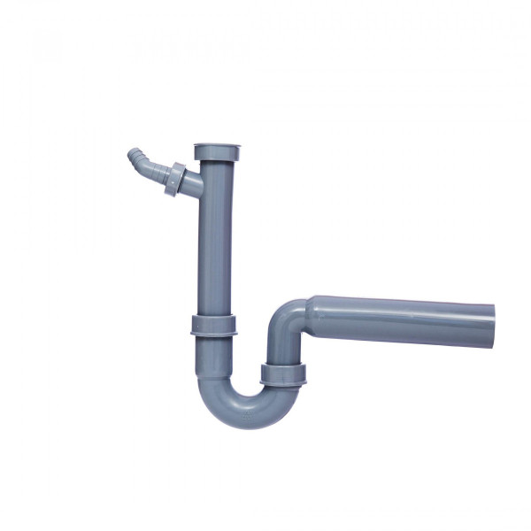 ECO-SAVE KS Spültisch-Röhrensiphon 50mm, Grau ECO-SAVE KS Spültisch-Röhrensiphon 50mm, Grau