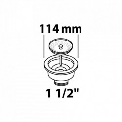 ECO-SAVE KS Korbventil Ø114 mm, Grau