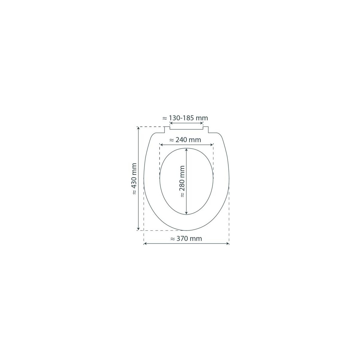 MDF High Gloss WC-Sitz POLAR LIGHTS, mit Absenkautomatik