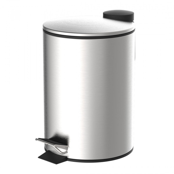 Kosmetik-Treteimer, Mülleimer 3 l, Edelstahl mit Absenkautomatik Kosmetik-Treteimer, Mülleimer 3 l, Edelstahl mit Absenkautomatik