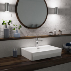 WT 12 in Chrom, Waschtischarmatur mit schlankem Design
