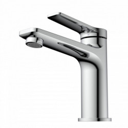 WT 12 in Chrom, Waschtischarmatur mit schlankem Design