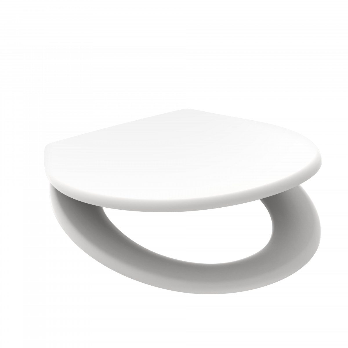 WC-Sitz WHITE TÜV geprüft in O-Form