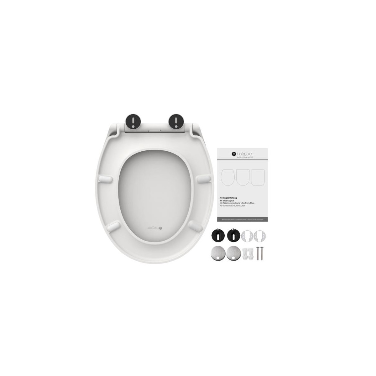 WC-Sitz WHITE TÜV geprüft in O-Form