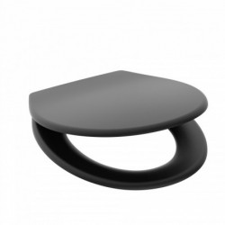 WC-Sitz BLACK TÜV geprüft in O-Form