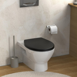 WC-Sitz BLACK TÜV geprüft in O-Form