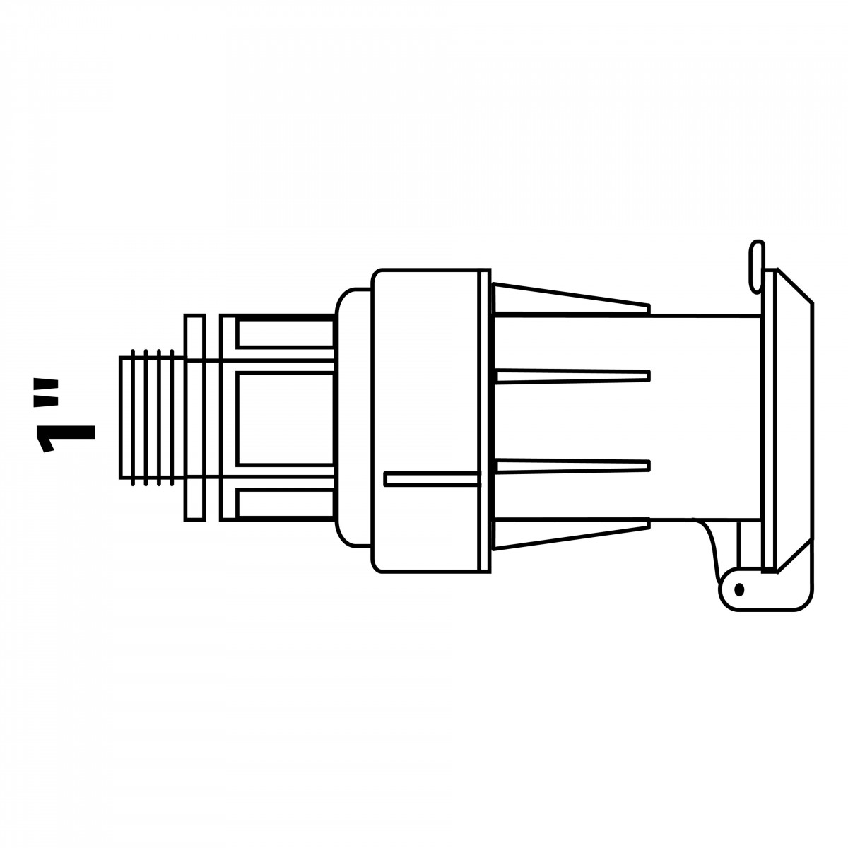 KIRCHHOFF Wassersteckdose - 1\" AG"