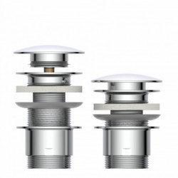 Ablaufventil DAV-1WK, Chrom,1 1/4\" x 65 mm"