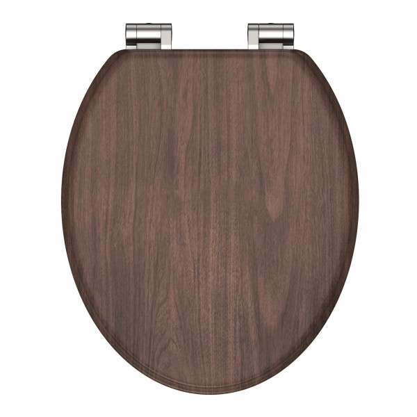MDF WC-Sitz DARK WOOD, mit Absenkautomatik MDF WC-Sitz DARK WOOD, mit Absenkautomatik