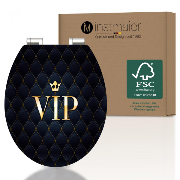MDF WC Sitz in VIP Optik, mit FSC-Zertifizierung MDF WC Sitz in VIP Optik, mit FSC-Zertifizierung