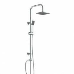 Überkopf-Brauseset EASY ENERGY, Regendusche, großer Duschkopf, Chrom