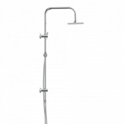 Überkopf-Brauseset EASY ENERGY, Regendusche, großer Duschkopf, Chrom