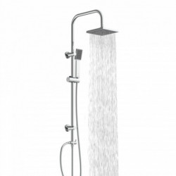 Überkopf-Brauseset EASY ENERGY, Regendusche, großer Duschkopf, Chrom