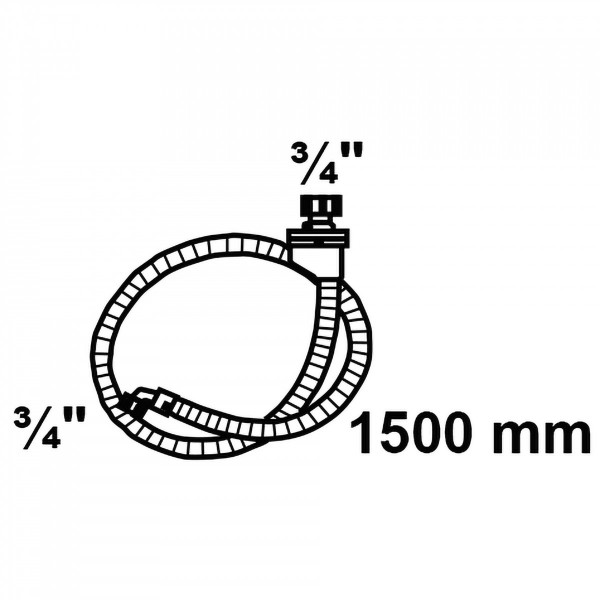 WAS Sicherheits-Zulaufschlauch, 3/4\"IG x 1,5 m x 3/4\"IG, 10bar/90°C" WAS Sicherheits-Zulaufschlauch, 3/4\"IG x 1,5 m x 3/4\"IG, 10bar/90°C"