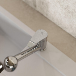 Küchenarmatur WK 7 Chrom, mit herausziehbarer Geschirrbrause