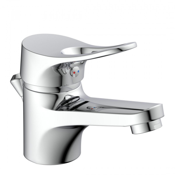 Waschtischarmatur VERONA, Badarmatur, Einhebelmischer mit Ablaufgarnitur, Chrom Waschtischarmatur VERONA, Badarmatur, Einhebelmischer mit Ablaufgarnitur, Chrom