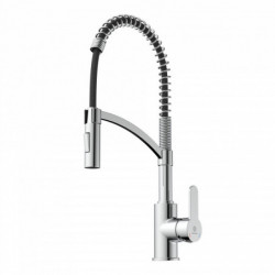 WK 3 in Chrom, Küchenarmatur mit innovativem Spiralfeder-Design