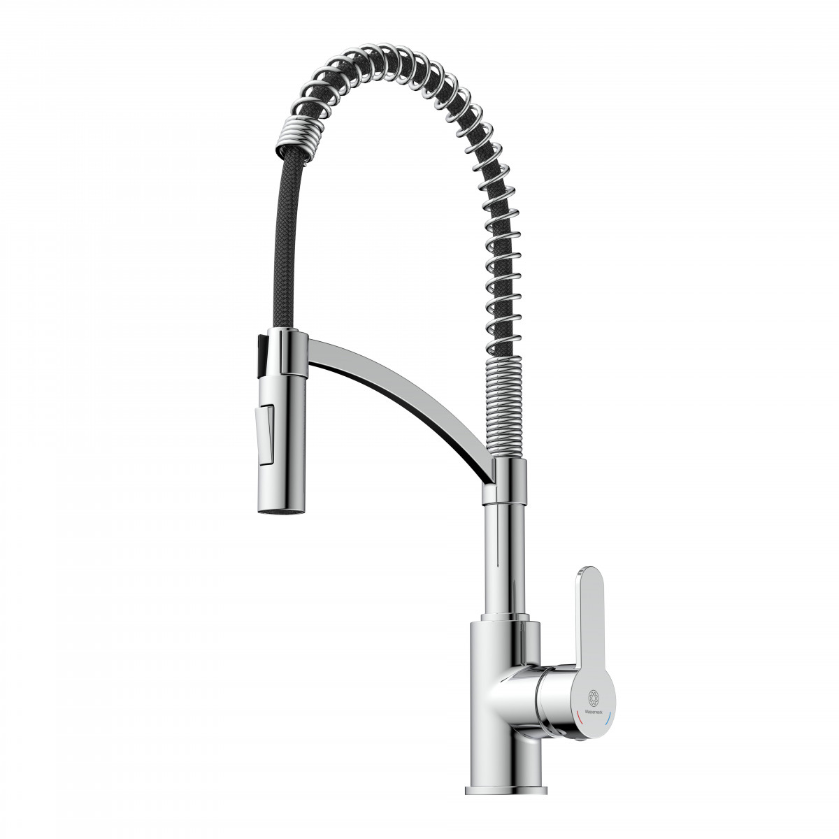 WK 3 in Chrom, Küchenarmatur mit innovativem Spiralfeder-Design