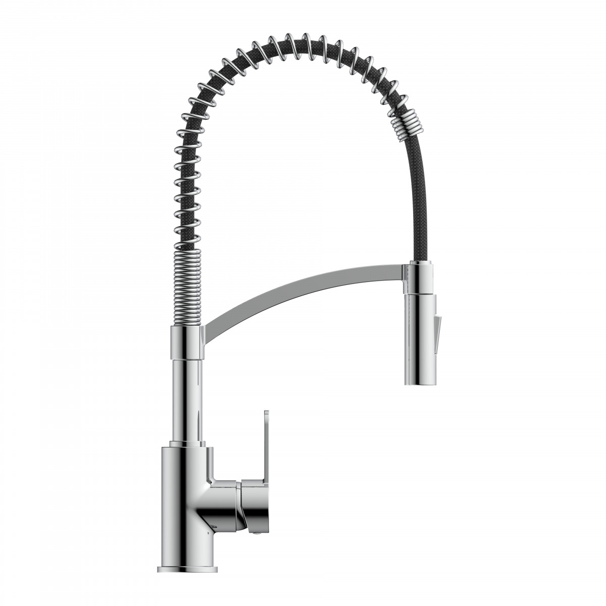 WK 3 in Chrom, Küchenarmatur mit innovativem Spiralfeder-Design