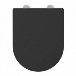 WC-Sitz BLACK TÜV geprüft in D-Form