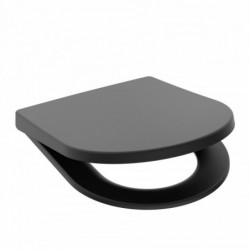 WC-Sitz BLACK TÜV geprüft in D-Form