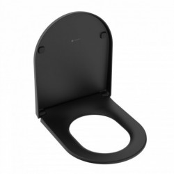 WC-Sitz BLACK TÜV geprüft in D-Form