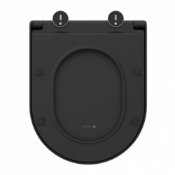 WC-Sitz BLACK TÜV geprüft in D-Form
