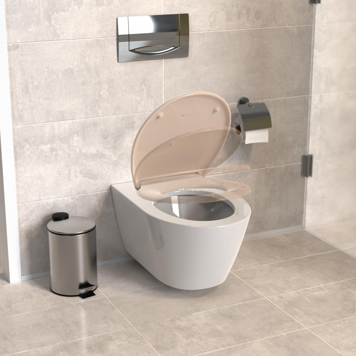 WC Sitz BAHAMABEIGE Made in Germany