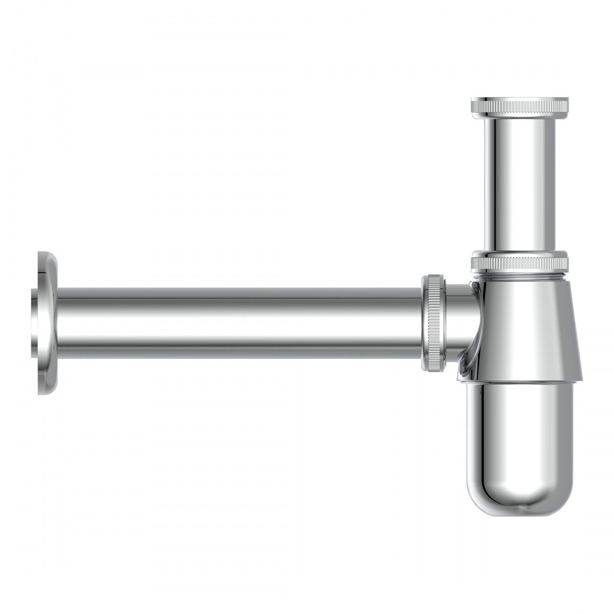 Flaschensiphon, Chrom, 1 1/4" x 32 mm, Siphons, wasseranschluss