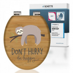 MDF WC-Sitz DONT HURRY, mit Absenkautomatik
